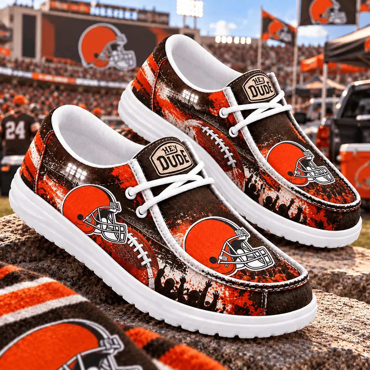Cleveland Browns | Premium NFL Gameday Spirit Loafer Shoes NY
