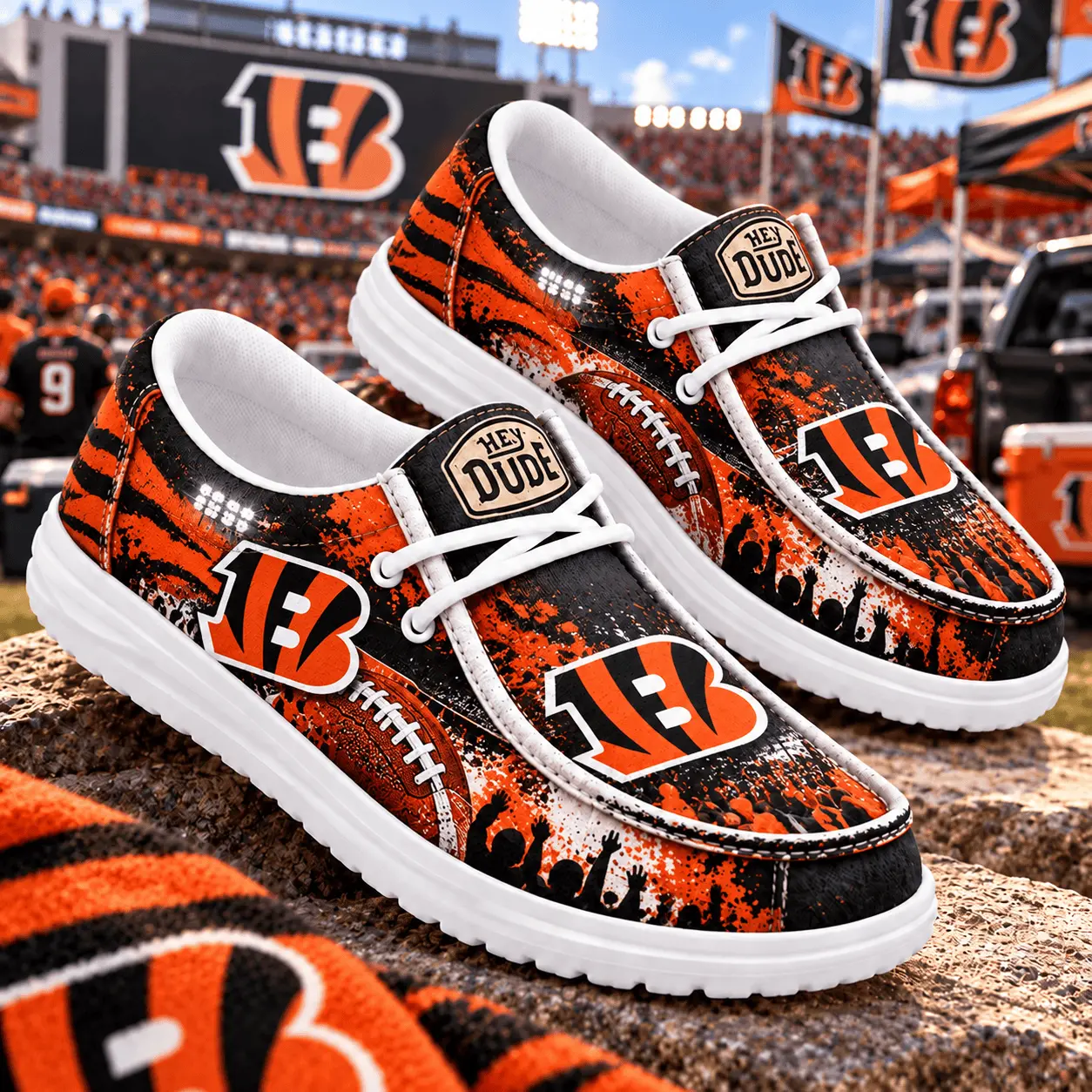 Cincinnati Bengals | Premium NFL Gameday Spirit Loafer Shoes NY