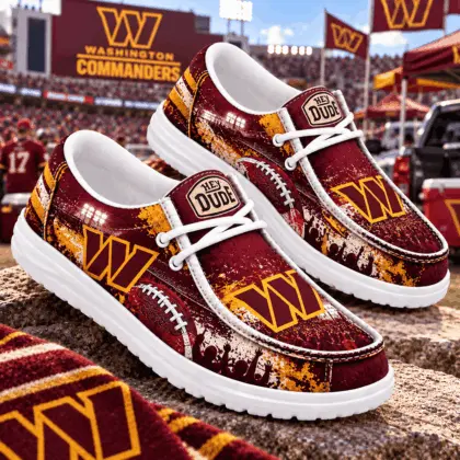 Washington Commanders | Premium NFL Gameday Spirit Loafer Shoes NY