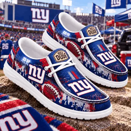 New York Giants | Premium NFL Gameday Spirit Loafer Shoes NY