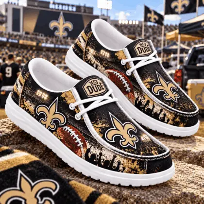 New Orleans Saints | Premium NFL Gameday Spirit Loafer Shoes NY