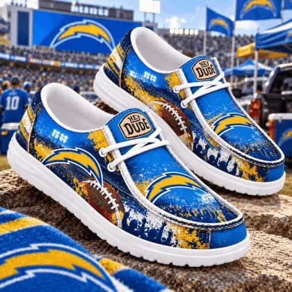 Los Angeles Chargers | Premium NFL Gameday Spirit Loafer Shoes NY