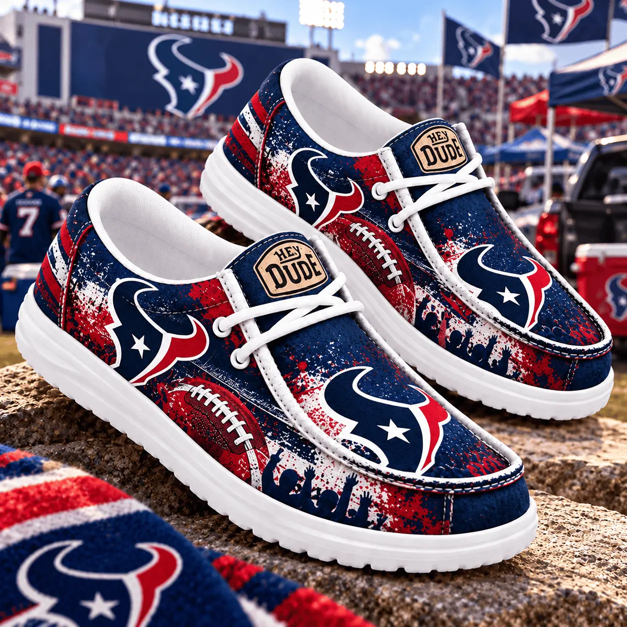 Houston Texans | Premium NFL Gameday Spirit Loafer Shoes NY