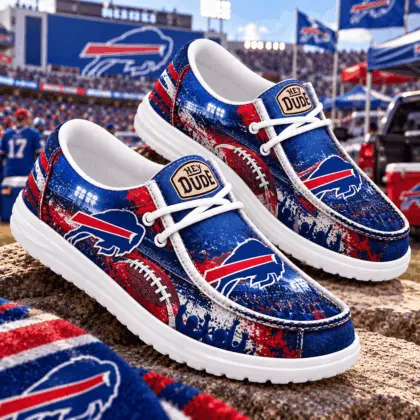 Buffalo Bills | Premium NFL Gameday Spirit Loafer Shoes NY