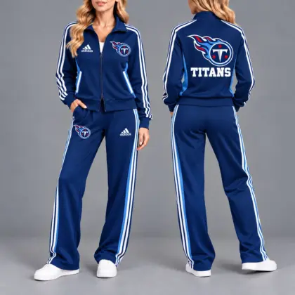 Tennessee Titans | Premium NFL Game Day Tracksuit Set – Full Zip Jacket And Relaxed Fit Pants NY
