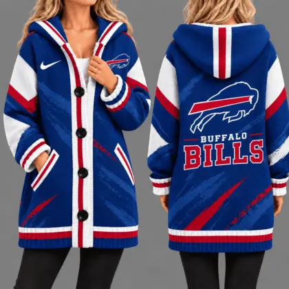 Buffalo Bills | Premium NFL Team Pride Oversized Cardigan NY