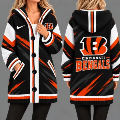 Cincinnati Bengals | Premium NFL Team Pride Oversized Cardigan NY