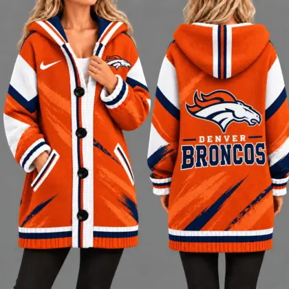 Denver Broncos | Premium NFL Team Pride Oversized Cardigan NY