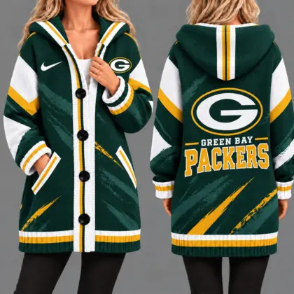 Green Bay Packers | Premium NFL Team Pride Oversized Cardigan NY