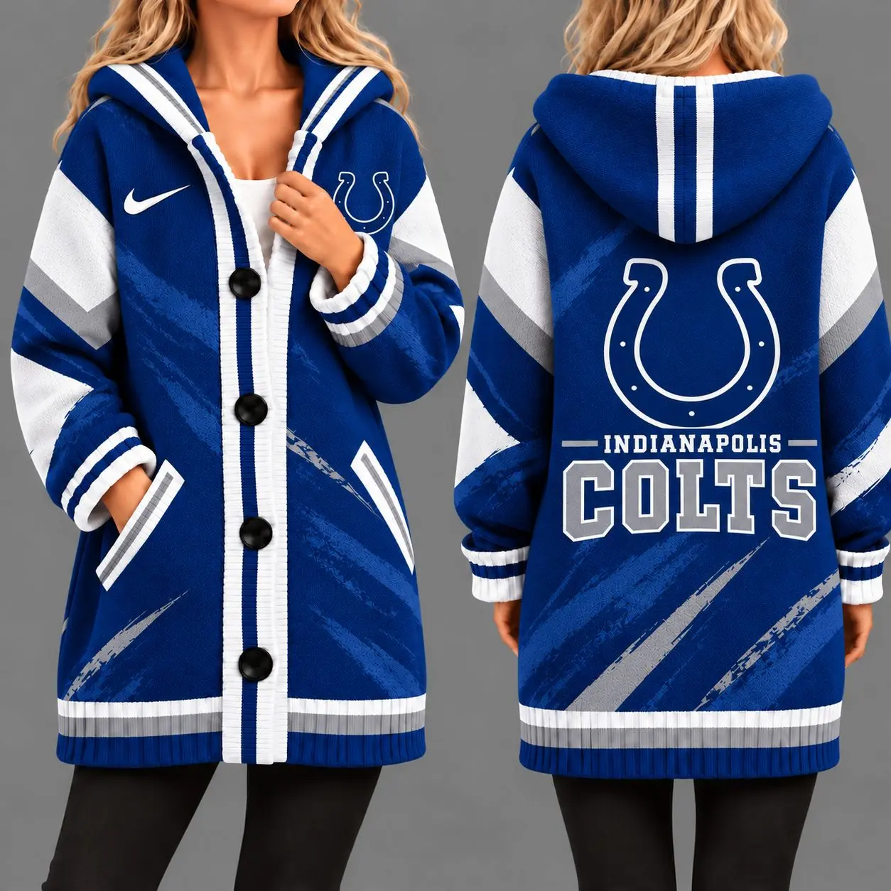 Indianapolis Colts | Premium NFL Team Pride Oversized Cardigan NY