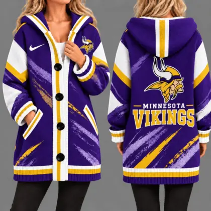 Minnesota Vikings | Premium NFL Team Pride Oversized Cardigan NY
