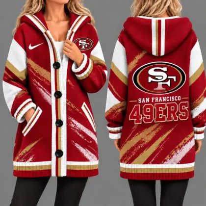 San Francisco 49ers | Premium NFL Team Pride Oversized Cardigan NY