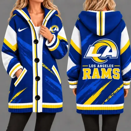 Los Angeles Rams | Premium NFL Team Pride Oversized Cardigan NY