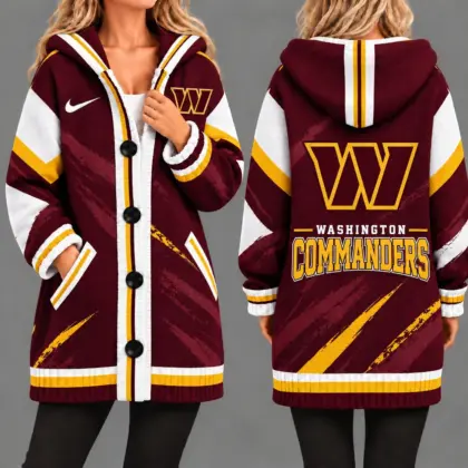 Washington Commanders | Premium NFL Team Pride Oversized Cardigan NY