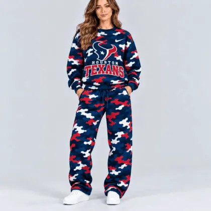Houston Texans | Premium NFL Signature Streetwear Camouflage Jogger Set NTH1