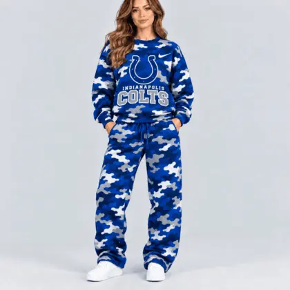Indianapolis Colts | Premium NFL Signature Streetwear Camouflage Jogger Set NTH1
