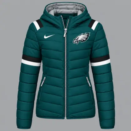 Philadelphia Eagles | Premium NFL Team Pride Split-Panel Hooded Puffer Jacket NY