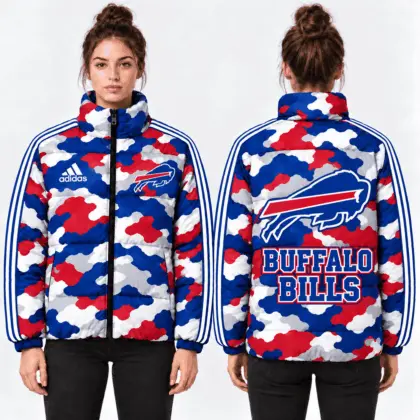 Buffalo Bills | Premium NFL Urban Camo Quilted Puffer Jacket NTH1
