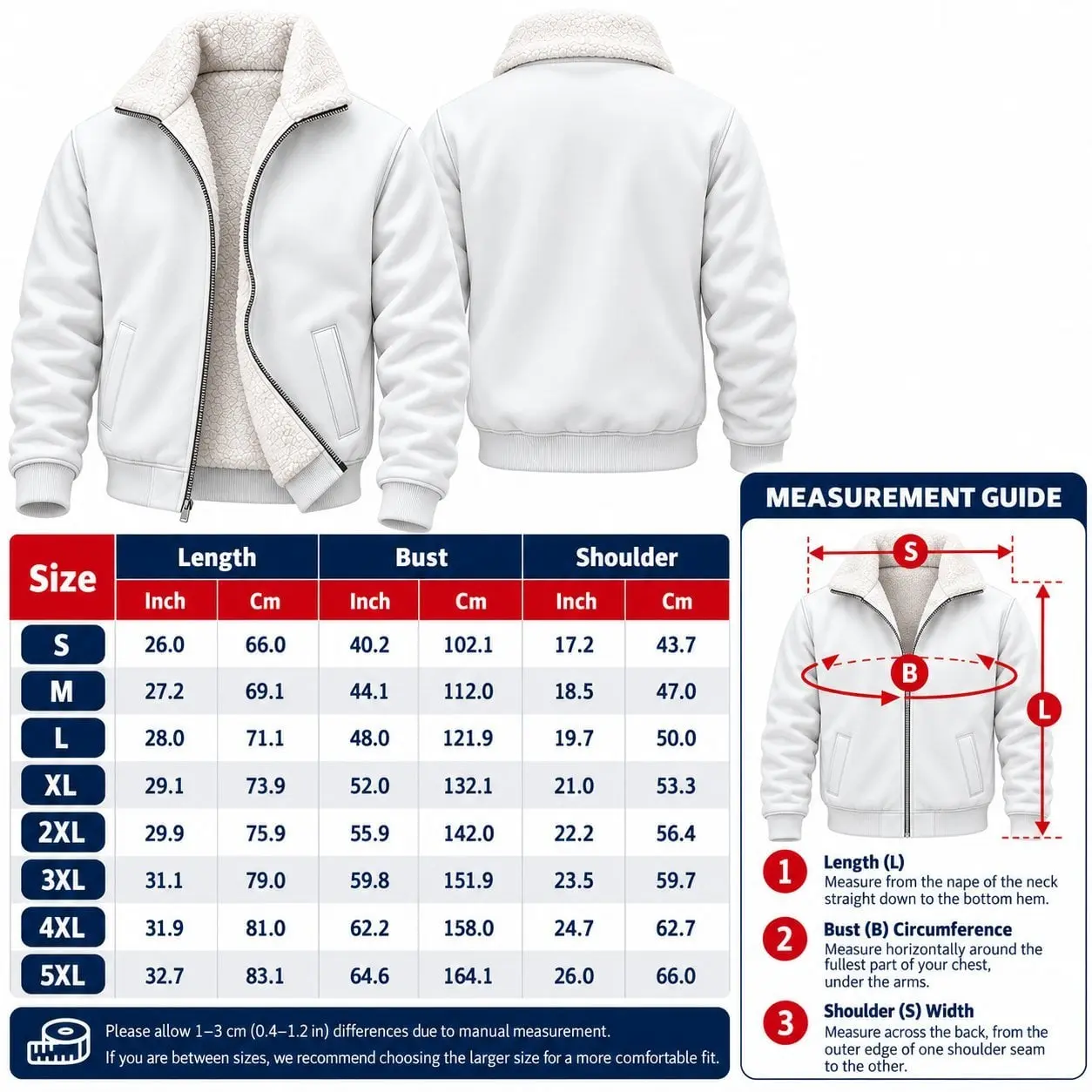 Chicago Bears | Premium NFL Team Pride Sherpa Lined Fleece Jacket NY - Image 2