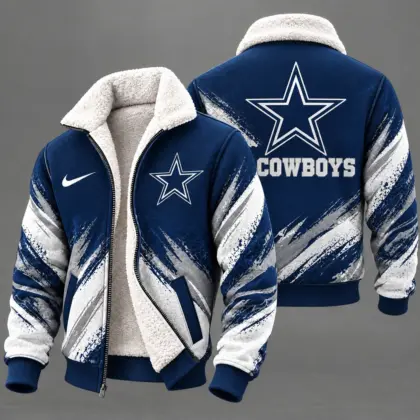Dallas Cowboys | Premium NFL Team Pride Sherpa Lined Fleece Jacket NY