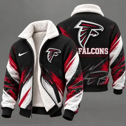 Atlanta Falcons | Premium NFL Team Pride Sherpa Lined Fleece Jacket NY