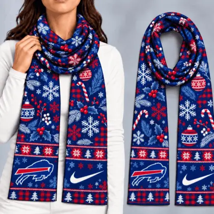 Buffalo Bills | Premium NFL Christmas GameDay Ready Scarf NY