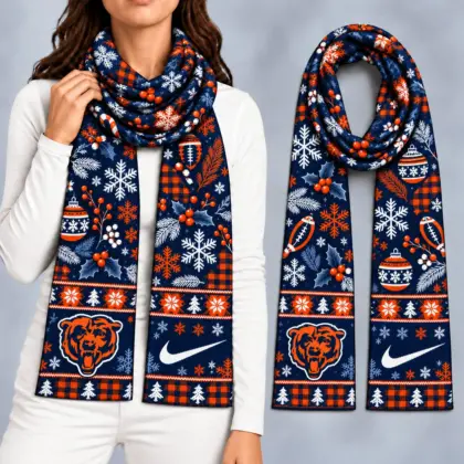 Chicago Bears | Premium NFL Christmas GameDay Ready Scarf NY