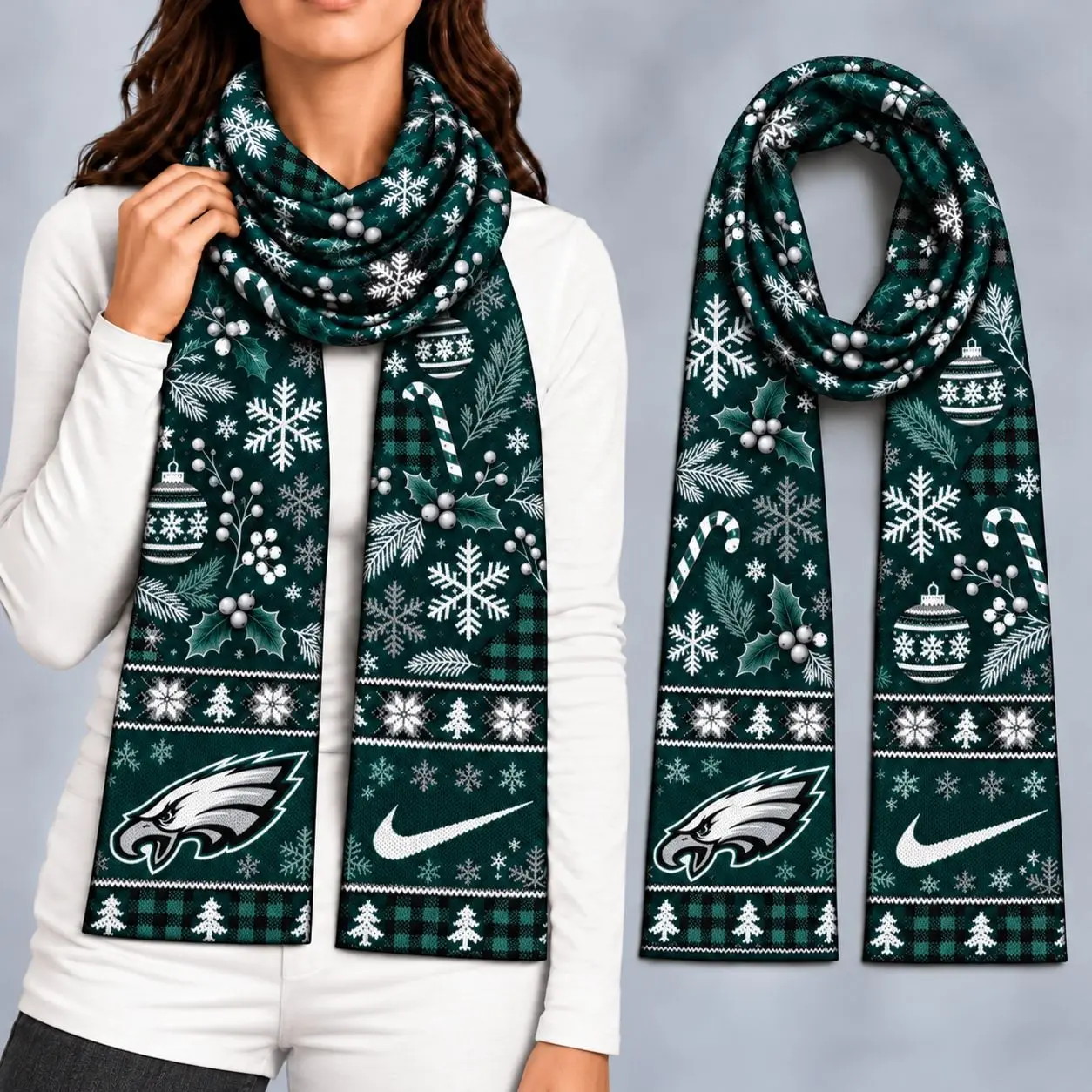 Philadelphia Eagles | Premium NFL Christmas GameDay Ready Scarf NY