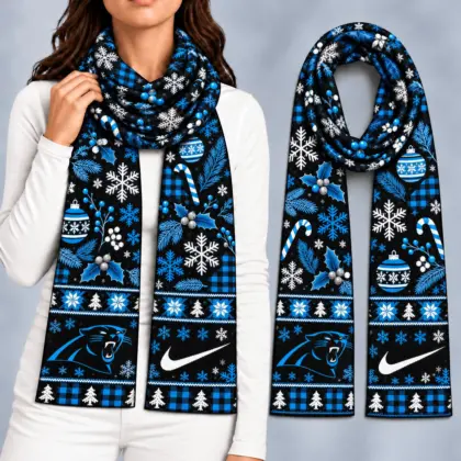 Carolina Panthers | Premium NFL Christmas GameDay Ready Scarf NY