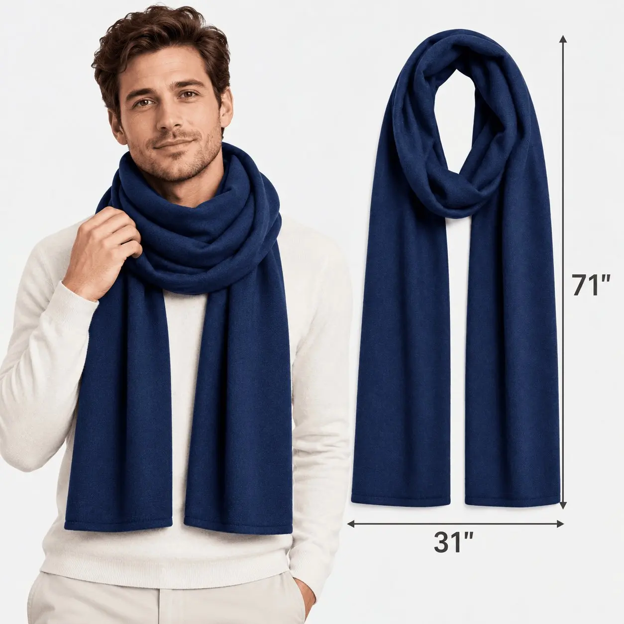 Los Angeles Rams | Premium NFL Christmas GameDay Ready Scarf NY - Image 2
