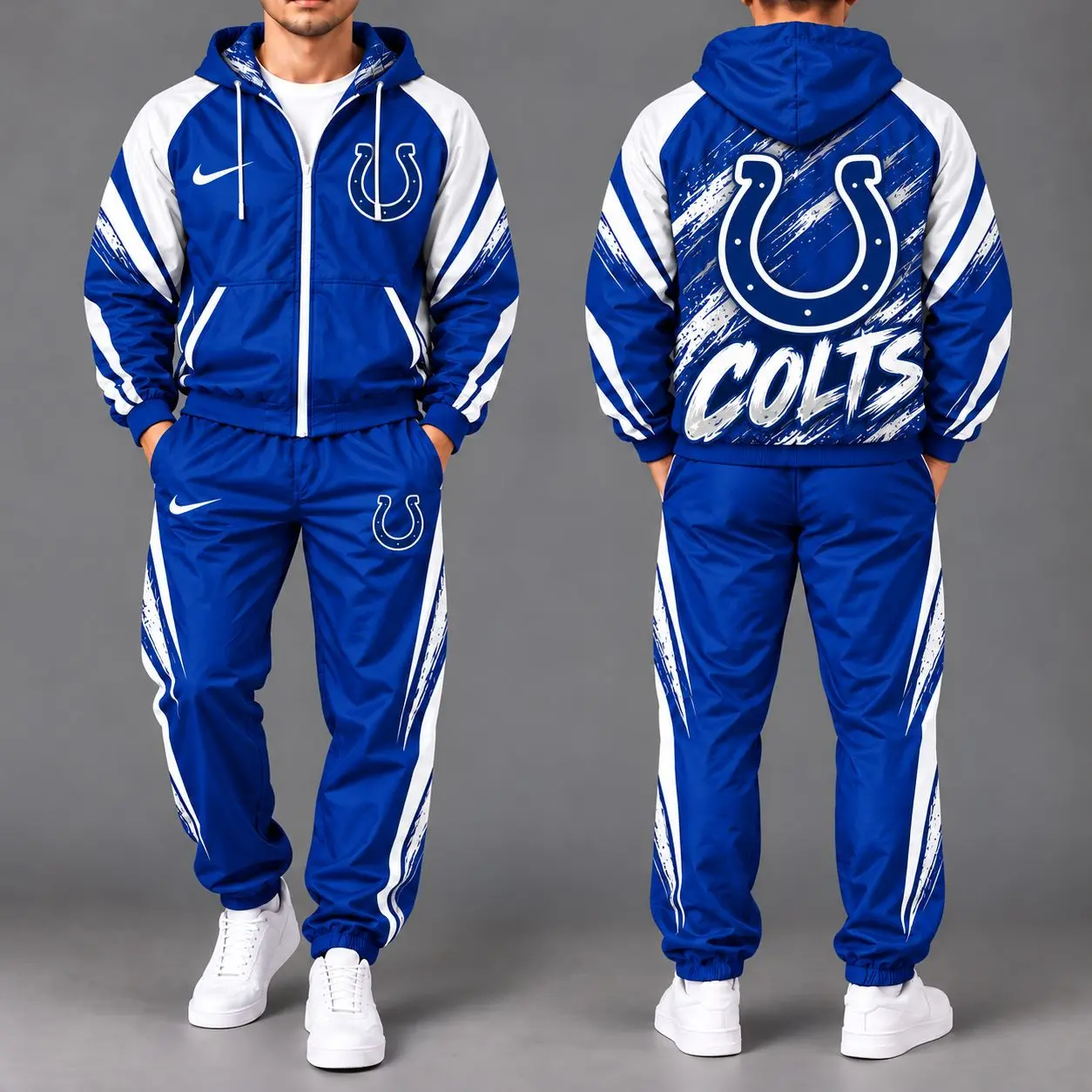 Indianapolis Colts | Premium NFL Team Pride Waterproof Polyester Jacket And Joggers Set NY