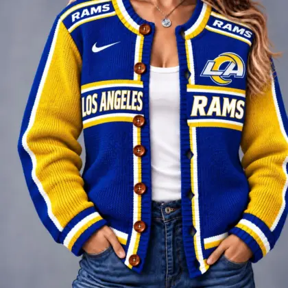 Los Angeles Rams | Premium NFL Vintage Varsity Cardigan NY