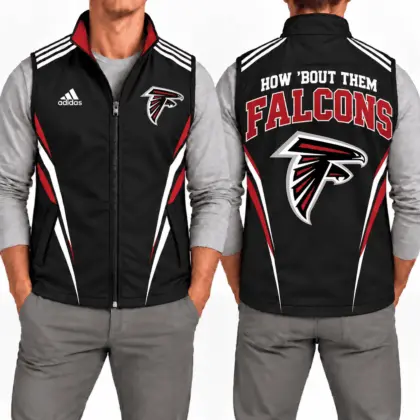Atlanta Falcons | Premium NFL Elite Velocity Full-Zip Sleeveless Vest NTH1