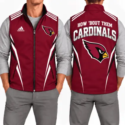 Arizona Cardinals | Premium NFL Elite Velocity Full-Zip Sleeveless Vest NTH1