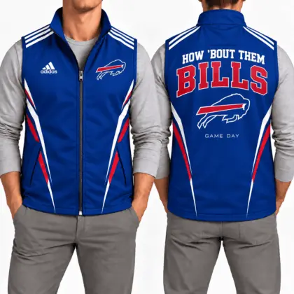 Buffalo Bills | Premium NFL Elite Velocity Full-Zip Sleeveless Vest NTH1