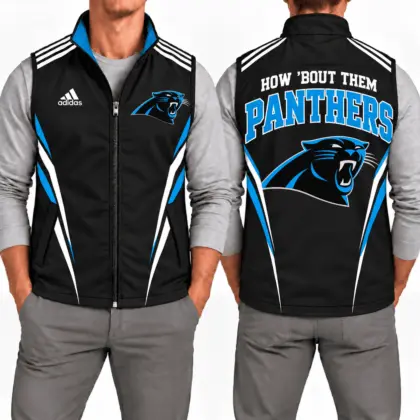 Carolina Panthers | Premium NFL Elite Velocity Full-Zip Sleeveless Vest NTH1