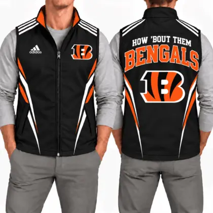 Cincinnati Bengals | Premium NFL Elite Velocity Full-Zip Sleeveless Vest NTH1