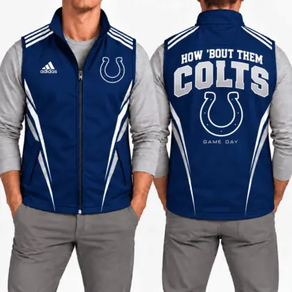 Indianapolis Colts | Premium NFL Elite Velocity Full-Zip Sleeveless Vest NTH1