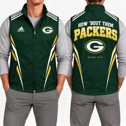 Green Bay Packers | Premium NFL Elite Velocity Full-Zip Sleeveless Vest NTH1