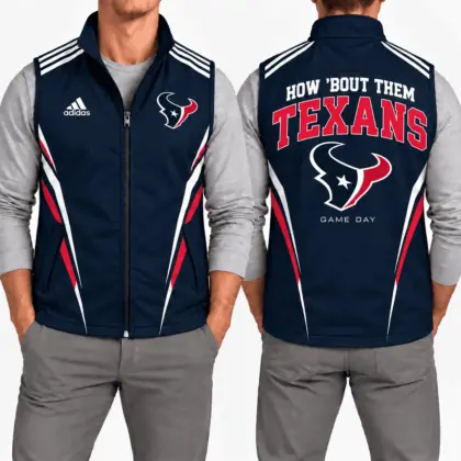 Houston Texans | Premium NFL Elite Velocity Full-Zip Sleeveless Vest NTH1