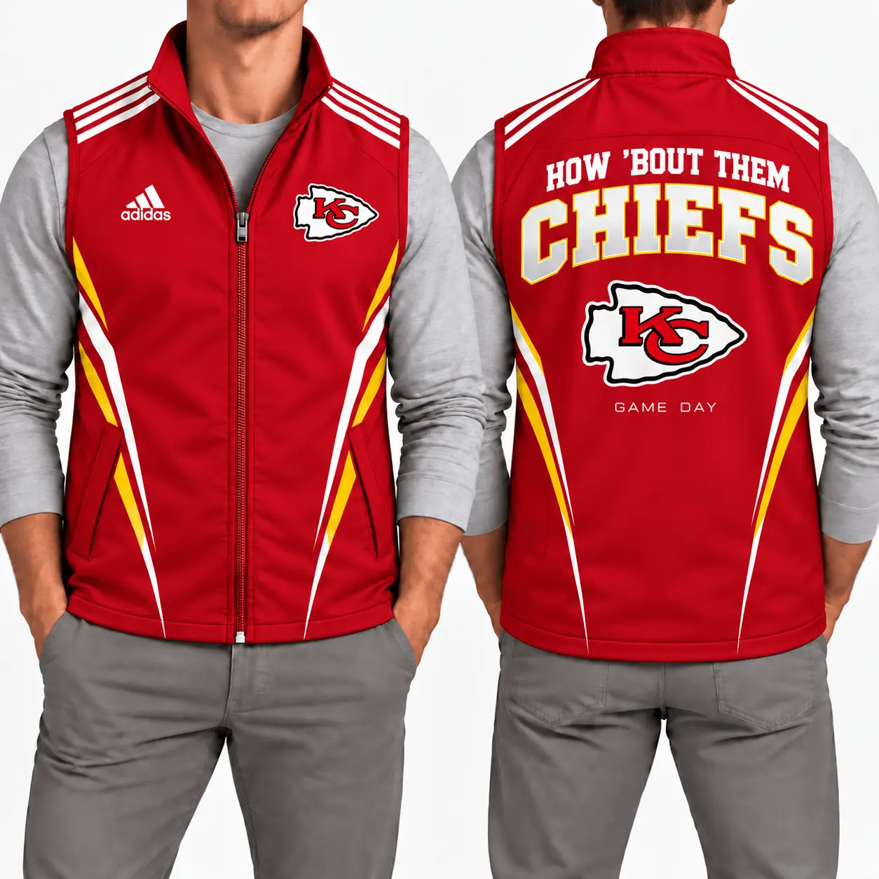 Kansas City Chiefs | Premium NFL Elite Velocity Full-Zip Sleeveless Vest NTH1