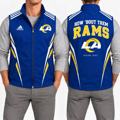 Los Angeles Rams | Premium NFL Elite Velocity Full-Zip Sleeveless Vest NTH1