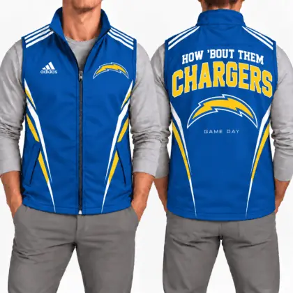 Los Angeles Chargers | Premium NFL Elite Velocity Full-Zip Sleeveless Vest NTH1