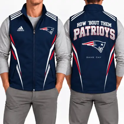 New England Patriots | Premium NFL Elite Velocity Full-Zip Sleeveless Vest NTH1