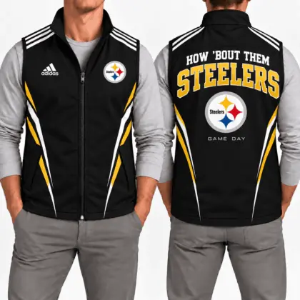 Pittsburgh Steelers | Premium NFL Elite Velocity Full-Zip Sleeveless Vest NTH1