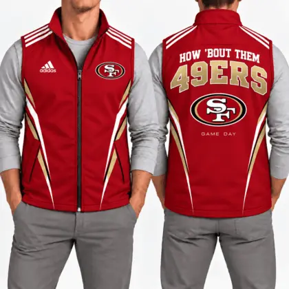 San Francisco 49ers | Premium NFL Elite Velocity Full-Zip Sleeveless Vest NTH1