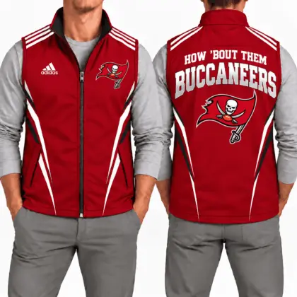 Tampa Bay Buccaneers | Premium NFL Elite Velocity Full-Zip Sleeveless Vest NTH1