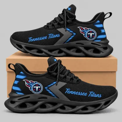 Tennessee Titans | NFL Script Wordmark Wave Sole Sneakers TD