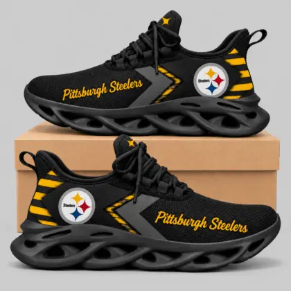 Pittsburgh Steelers | NFL Script Wordmark Wave Sole Sneakers TD