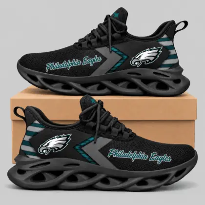 Philadelphia Eagles | NFL Script Wordmark Wave Sole Sneakers TD